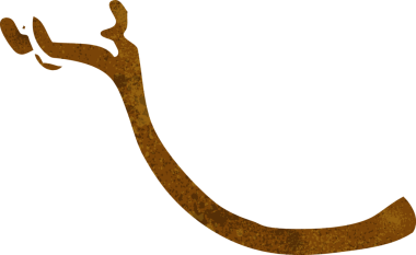 Bir insan tarafından çizilmiş çizgi film kolu.