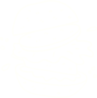 Bir insan tarafından çizilen Burger Tebeşiri