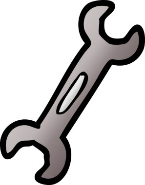 Bir insan tarafından çizilmiş çizgi film anahtarı.