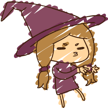 Bir insan tarafından çizilen Cadı Tebeşiri