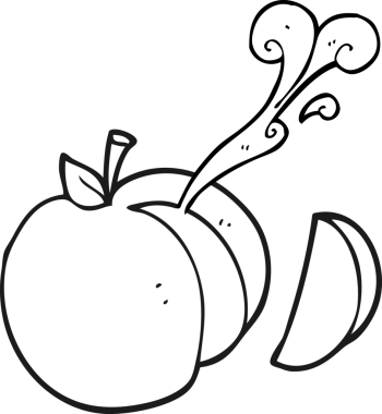 Bir insan tarafından çizilmiş siyah beyaz karikatür.