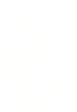 Bir insan tarafından çizilen Noel Elf Tebeşiri