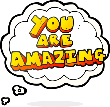 Serbest çizim düşünce balonu karikatürü. Sen bir insan tarafından çizilmiş inanılmaz bir metinsin.