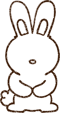 Yorgun Tavşan Kömürü Bir insan tarafından çizilmiş