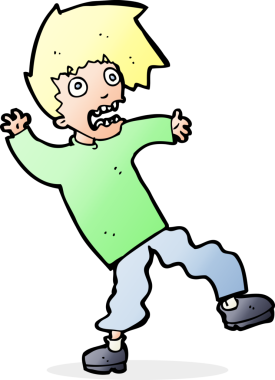 Bir insan tarafından çizilmiş karikatür.