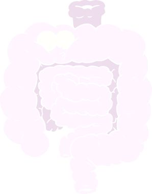 Bir insan tarafından çizilmiş düz renkli karikatür.