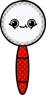 Bir insan tarafından çizilmiş bir büyüteçin çizgi roman tarzı karikatürü