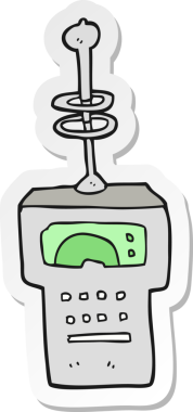 Bir insan tarafından çizilmiş bir karikatür fürist tarayıcısının etiketi.