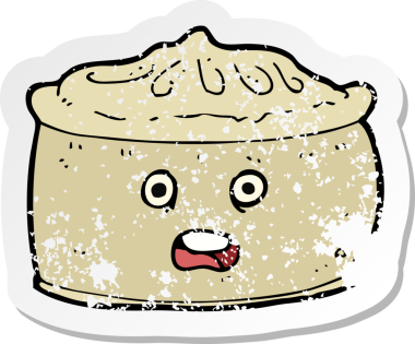 Bir insan tarafından çizilmiş karikatür turtasının gerilimli retro yapıştırması