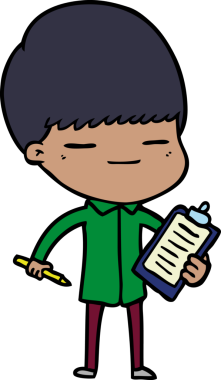 Bir insan tarafından çizilmiş, kendini beğenmiş bir çizgi film karakteri.