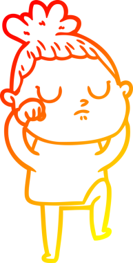 Bir insan tarafından çizilmiş, karikatür çizimi.