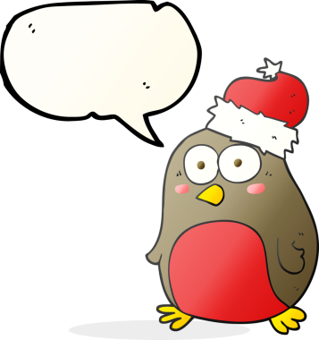 Bir insan tarafından çizilmiş serbest konuşma balonu çizgi filmi Robin.