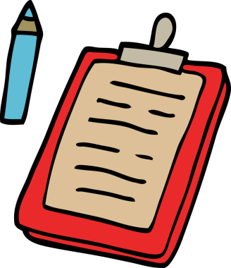 Bir insan tarafından çizilmiş karalama panosu.