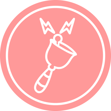 Bir insan tarafından çizilmiş halka şeklinde sembol.