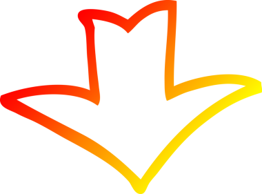 Bir insan tarafından çizilmiş çizgi film okunun sıcak çizgi çizimi