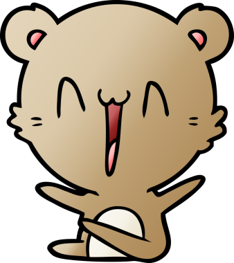 Bir insan tarafından çizilmiş bir çizgi film karakteri.