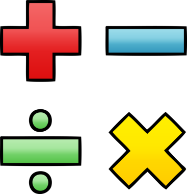 Bir insan tarafından çizilmiş bir matematik sembolünün gölgelenmiş gradyanı