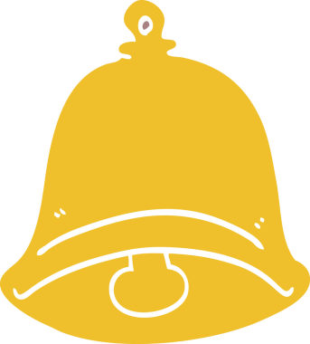 Bir insan tarafından çizilmiş karalama zili.