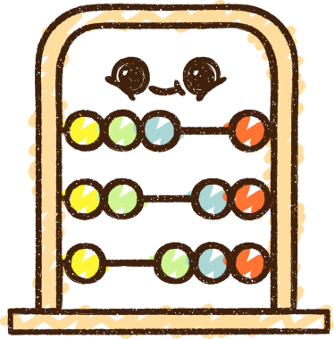 Bir insan tarafından çizilen Abaküs Tebeşiri