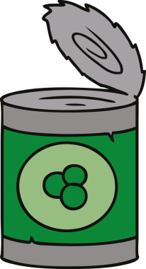 Bir insan tarafından çizilmiş bir kutu şeftali karalaması.