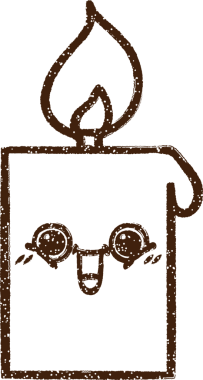 Mum Kömürü Bir insan tarafından çizilmiş