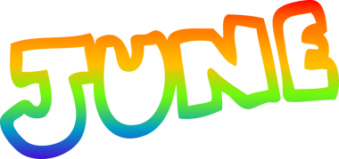 bir insan tarafından çizilen haziran ayının karikatür çizimi