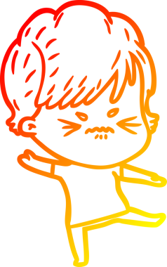 Bir insan tarafından çizilmiş karikatür çizimi.