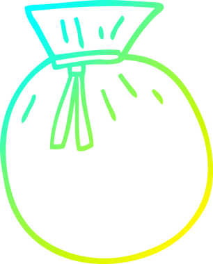 Bir insan tarafından çizilmiş bir Noel Baba karikatürü çizimi.