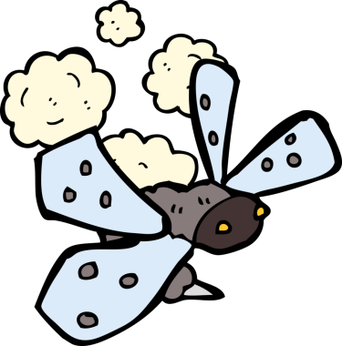 bir insan tarafından çizilmiş çizgi film hatası