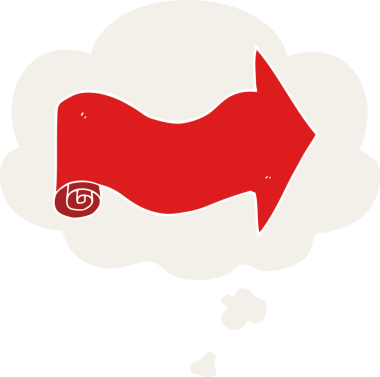 Bir insan tarafından çizilmiş, düşünce baloncuklu çizgi film.