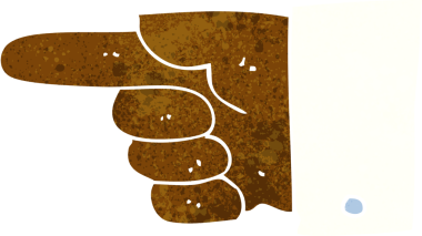 Bir insan tarafından çizilmiş bir çizgi film.