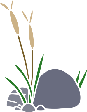 Bir insan tarafından çizilmiş taş ve çakıl karalamaları.