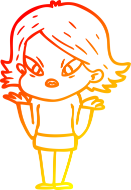 Bir çizgi film karakteri, bir insan tarafından çizilmiş...