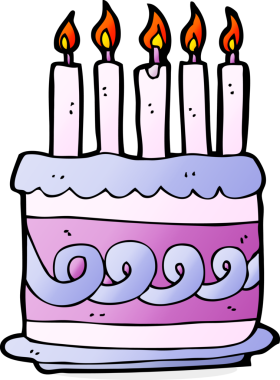 Bir insan tarafından çizilmiş çizgi film pastası.