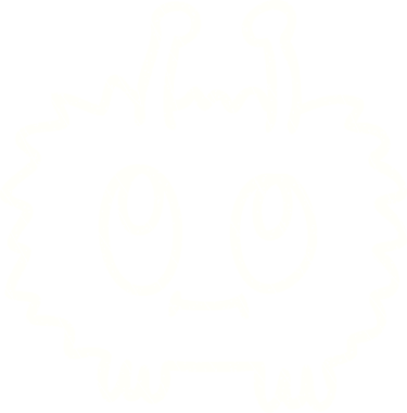 Bir insan tarafından çizilmiş uzaylı yaratık tebeşiri.