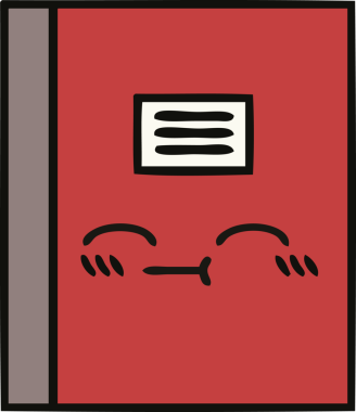 Bir insan tarafından çizilmiş güzel bir defter karikatürü.