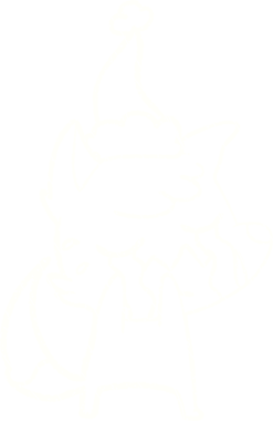 Ağlayan Tilki Tebeşiri Bir insan tarafından çizilmiş