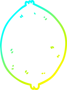 Bir insan tarafından çizilmiş limon karikatürü.