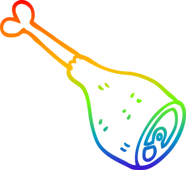 gökkuşağı gradyan çizgi çizimi bir insan tarafından çizilmiş et eklemi