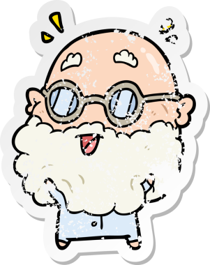 Bir karikatürün sıkıntılı çıkartması bir insan tarafından çizilmiş yaşlı bir adamı şaşırttı.