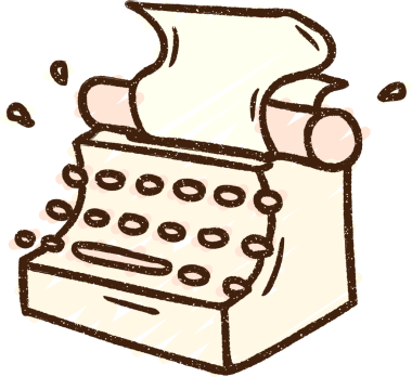 Bir insan tarafından çizilen daktilo tebeşiri