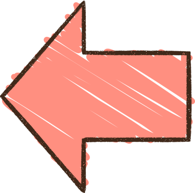 Bir insan tarafından çizilen Yön Oku Tebeşiri