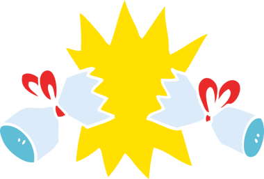 Bir insan tarafından çizilmiş karikatür krakeri.