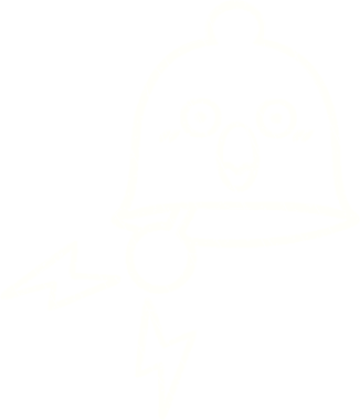 Bir insan tarafından çizilmiş çan tebeşiri