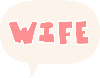 bir insan tarafından çizilmiş retro biçiminde konuşma baloncuğu olan çizgi film kelimesi