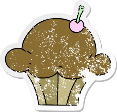 Bir insan tarafından çizilmiş garip bir el çiziminin sıkıntılı çıkartması.