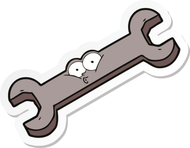 Bir insan tarafından çizilmiş çizgi film anahtarının çıkartması.