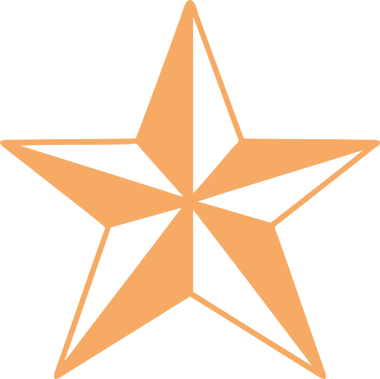 Bir insan tarafından çizilmiş bir yıldızın ikonik dövme şekli