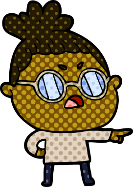 Bir insan tarafından çizilmiş bir karikatür.