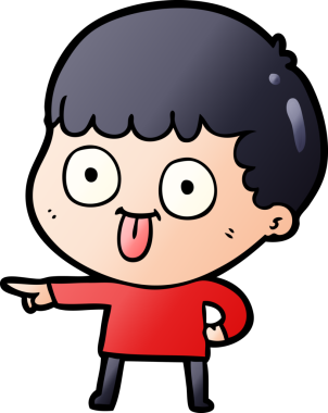 Bir insan tarafından çizilmiş çizgi film adamı.